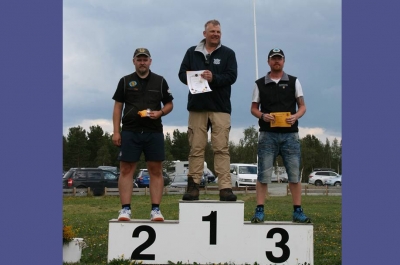 1: Mikkel Bast, Aron Skytterklubb, 2:Bjørn Johan Mariboe, Ringerike Pistolklubb, 3: Marius Westgård, Hafrsjord Pistolklubb