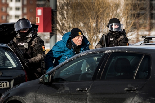 Actionpreget i "Wisting". Sven Nordin sier han gjenkjenner trekk ved karakteren han spiller i seg selv.