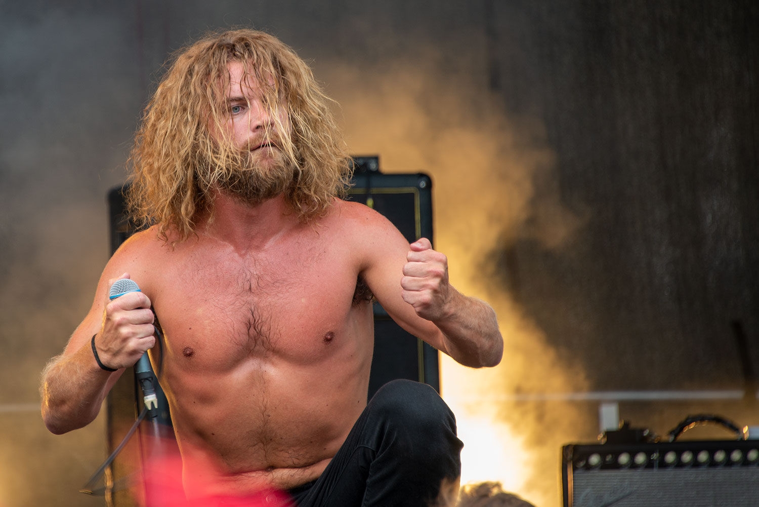 Vokalist Kjetil Elverum i MAKTKAMP - fra Malstrømfestivalen i 2022